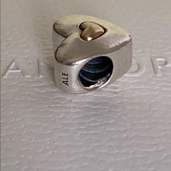 New Pandora Happy Anniversary Charm , Two tone . - Picture 9 of 9